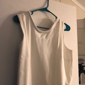 Carmen Marc Valvo white dress